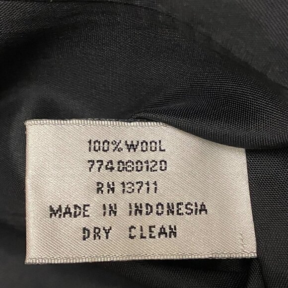 Amanda Smith Black Pure Wool Blazer Jacket Size Small - Picture 7 of 7